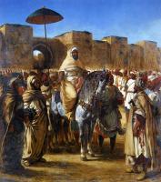 Delacroix, Eugene - The Sultan of Morocco and his Entourage
